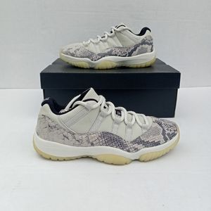 Air Jordan 11 Retro Low "Light Bone Snakeskin"